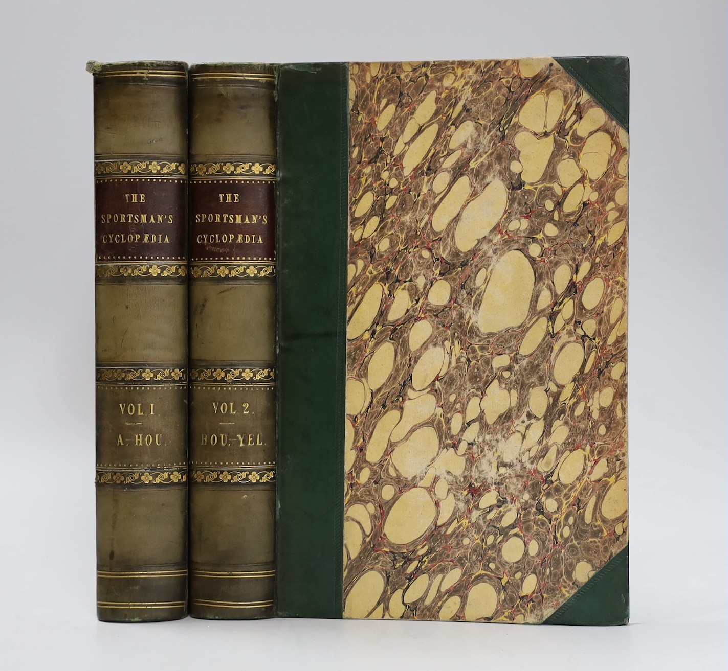 Johnson, Thomas Burgeland - The Sportsman’s Cyclopaedia, 2 vols, 8vo, half calf, Henry G. Born, London,1848